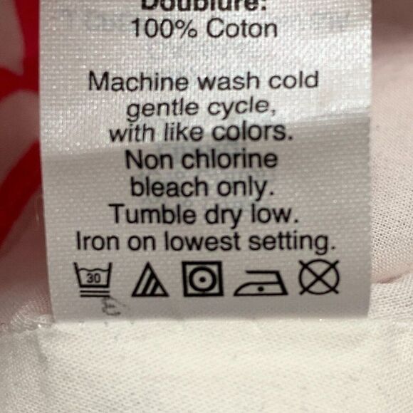 J. Crew Skirt sz 10 Pink Short Length Elastic Waist Lined Patterned Linen Blend - Picture 8 of 9